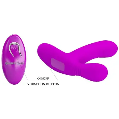 PRETTY LOVE - GERI MASAJEADOR CLITORIS CONTROL REMOTO ROSA 