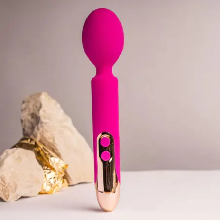 ROCKS- OFF - ORIEL VIBRADOR WAND FLEXIBLE FUCSIA Vibradores