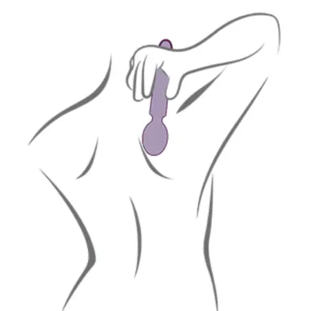 ROCKS- OFF - ORIEL VIBRADOR WAND FLEXIBLE FUCSIA Vibradores