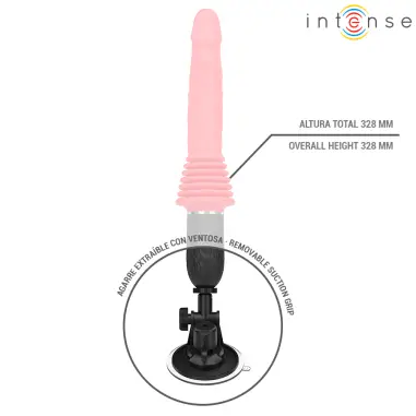 INTENSE - CYNTHIA VIBRADOR THRUSTING CONTROL REMOTO CON CALOR 
