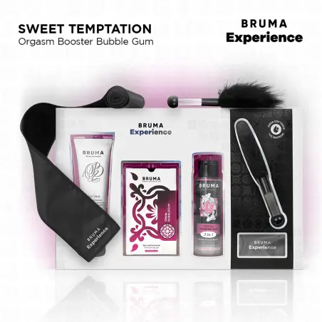 BRUMA XPERIENCE - KIT TENTACIÓN DULCE CHICLE CON POTENCIADOR DE ORGASMOS 