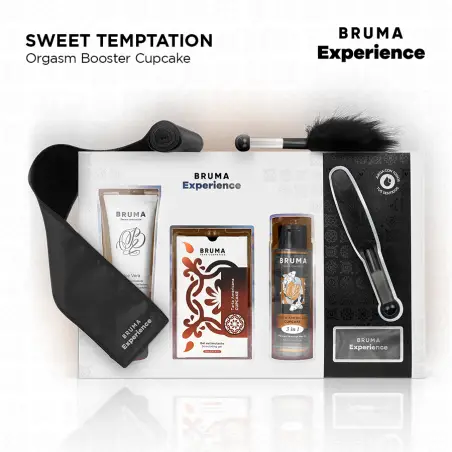 BRUMA XPERIENCE - KIT TENTACIÓN DULCE TARTA AMERICANA CON POTENCIADOR DE ORGASMOS 