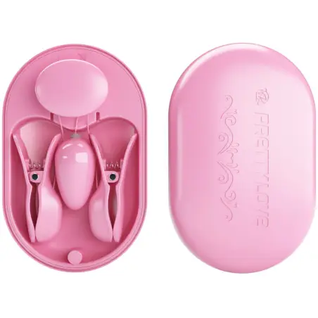 PRETTY LOVE - SURPRISE BOX PINZAS ELECTRO ESTIMULACION ROSA Electro estimulación