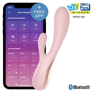 SATISFYER - MONO FLEX ROSA CON APP Vibradores con APP