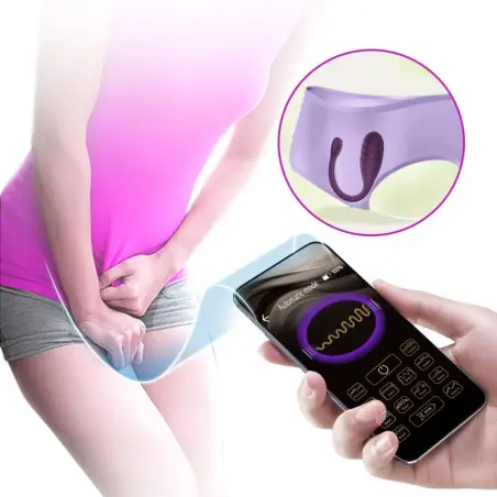 PRETTY LOVE - LEVIATHAN VIBRADOR CONTROLADO POR APP MORADO Vibradores con APP