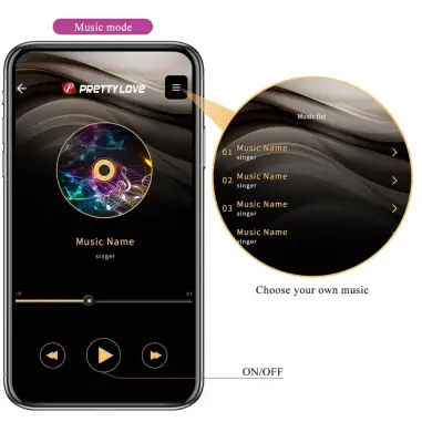 PRETTY LOVE - LEVIATHAN VIBRADOR CONTROLADO POR APP MORADO Vibradores con APP