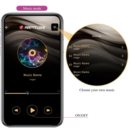 PRETTY LOVE - LEVIATHAN VIBRADOR CONTROLADO POR APP MORADO Vibradores con APP