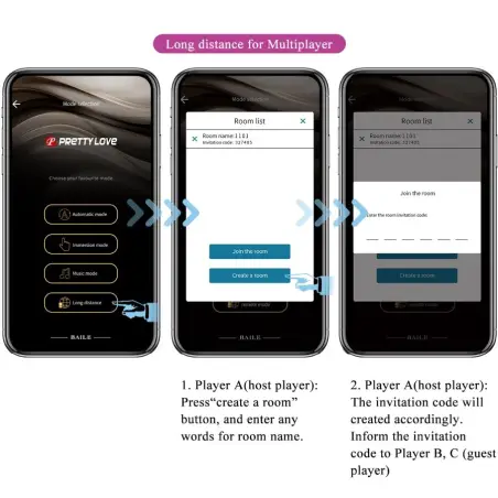 PRETTY LOVE - LEVIATHAN VIBRADOR CONTROLADO POR APP MORADO Vibradores con APP