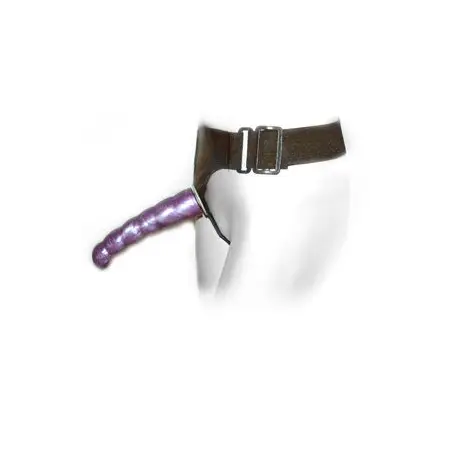 BAILE - ARNÉS ANAL Y VAGINAL FEMENINO LILA PUNTO G 17 CM Arneses sin Vibración