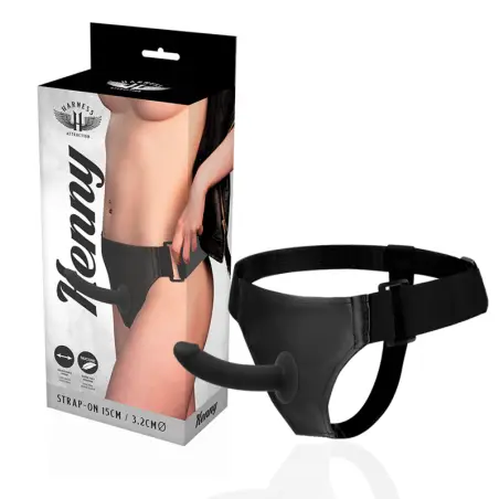 HARNESS ATTRACTION - ARNÉS SILICONA KENNY 15 CM -O- 3.2 CM 
