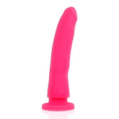 DELTA CLUB - TOYS DILDO + ARNES ROSA SILICONA MEDICA 20 CM -O- 4 CM 