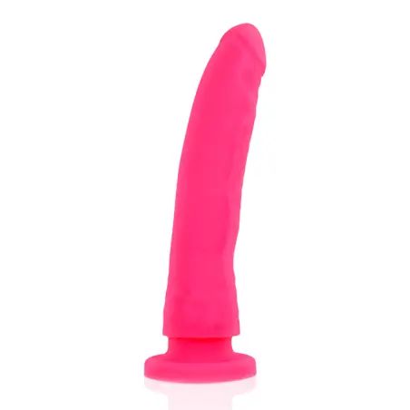 DELTA CLUB - TOYS DILDO + ARNES ROSA SILICONA MEDICA 20 CM -O- 4 CM 