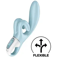 SATISFYER - TOUCH ME VIBRADOR RABBIT AZUL 2