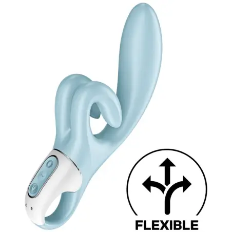Touch Me Vibrador Rabbit Azul - 11 Modos | Satisfyer