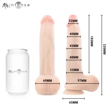 Bruce L Dildo Silicona 23 cm -Ø- 5.2 cm | MR Intense