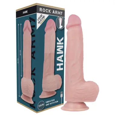 ROCKARMY - ARNES + HAWK ROTADOR Y VIBRADOR 22 CM -O- 4.6 CM Arneses con Vibración