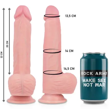 ROCKARMY - ARNES + HAWK ROTADOR Y VIBRADOR 22 CM -O- 4.6 CM Arneses con Vibración