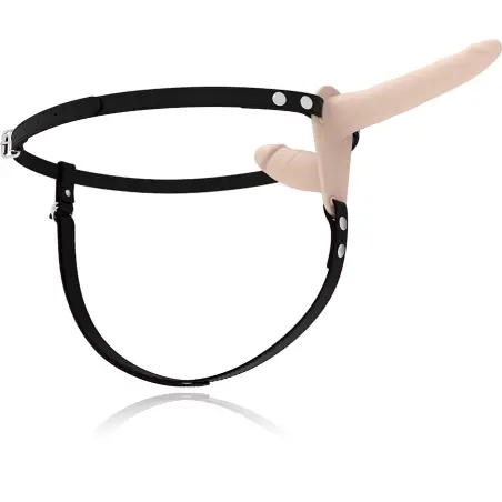FETISH SUBMISSIVE HARNESS - DOBLE PENETRACIÓN VIBRADOR FLESH UP Arneses Dobles