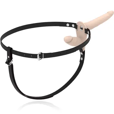 FETISH SUBMISSIVE HARNESS - DOBLE PENETRACIÓN VIBRADOR FLESH UP Arneses Dobles