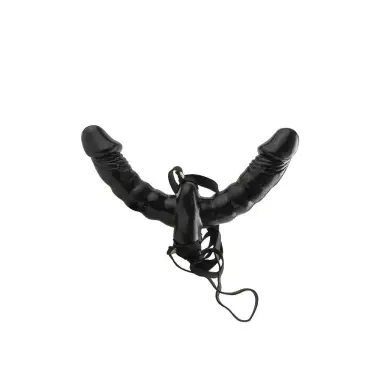 FETISH FANTASY SERIES - ARNÉS DOBLE DELICIA VIBRADOR 