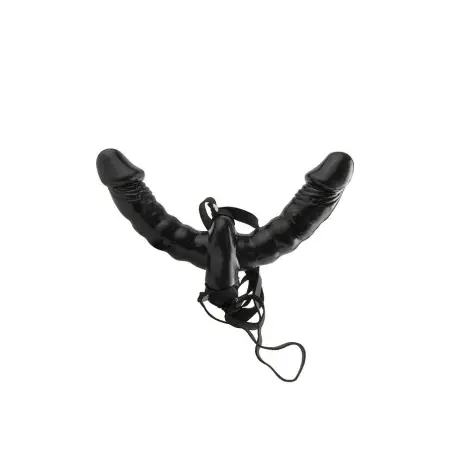 FETISH FANTASY SERIES - ARNÉS DOBLE DELICIA VIBRADOR 