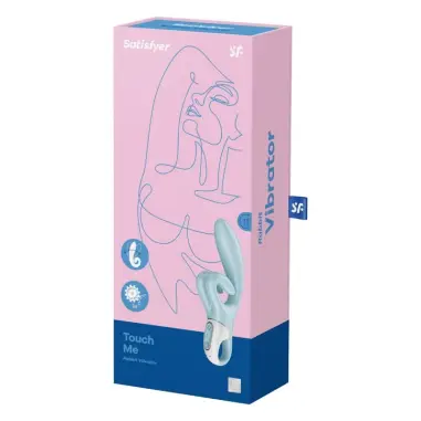 Touch Me Vibrador Rabbit Azul - 11 Modos | Satisfyer