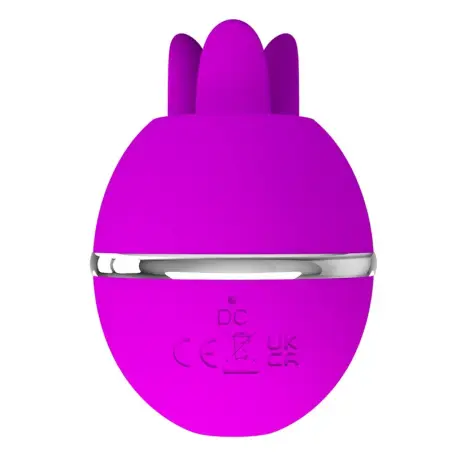 PRETTY LOVE - VIBRADOR DE SILICONA REDONDO GEMINI BALL MORADO Vibradores Lay-on Clítoris