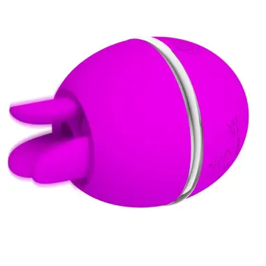 PRETTY LOVE - VIBRADOR DE SILICONA REDONDO GEMINI BALL MORADO Vibradores Lay-on Clítoris