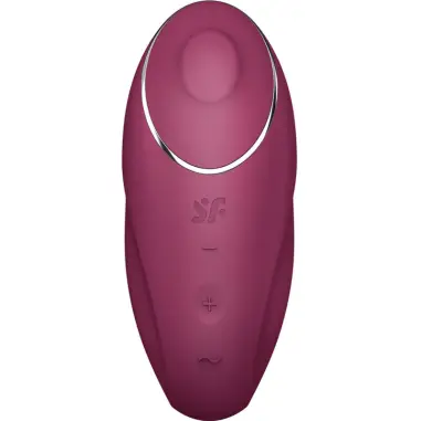 SATISFYER - TAP & CLIMAX 1 VIBRADOR LAY-ON ROJO 