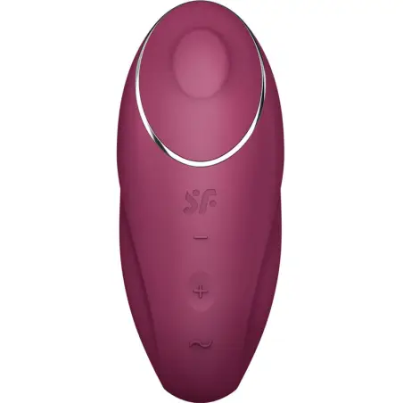 SATISFYER - TAP & CLIMAX 1 VIBRADOR LAY-ON ROJO 