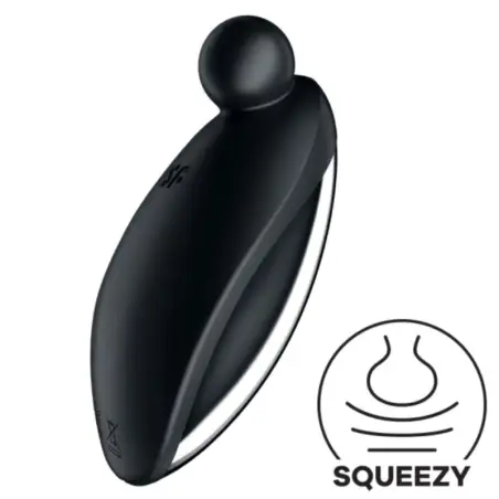 SATISFYER - SPOT ON 2 VIBRADOR LAY-ON NEGRO 