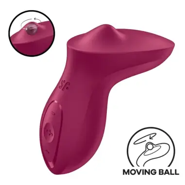 SATISFYER - EXCITERRR VIBRADOR LAY-ON CLÍTORIS FUCSIA Vibradores Lay-on Clítoris