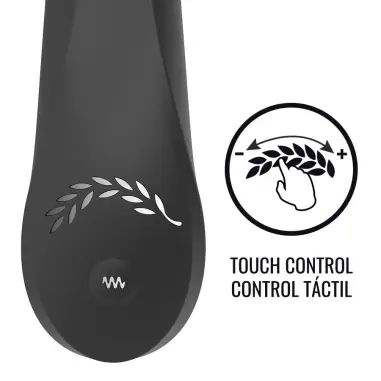 BLACK&SILVER - KEAN VIBRADOR TOUCH CONTROL 