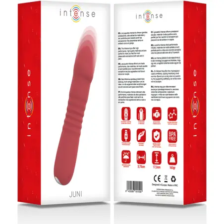 INTENSE - JUNI UP & DOWN 10 VIBRACIONES ROJO 
