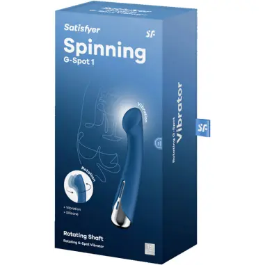 SATISFYER - SPINNING G-SPORT 1 VIBRADOR ROTADOR AZUL Vibradores Punto G