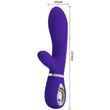 PRETTY LOVE - THOMAS VIBRADOR PUNTO G MULTIFUNCIÓN VIOLETA 