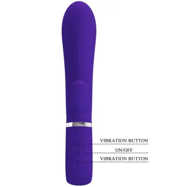 PRETTY LOVE - THOMAS VIBRADOR PUNTO G MULTIFUNCIÓN VIOLETA 
