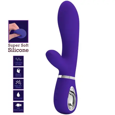 PRETTY LOVE - THOMAS VIBRADOR PUNTO G MULTIFUNCIÓN VIOLETA 