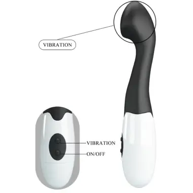 PRETTY LOVE - CHARLES VIBRADOR PUNTO G 30 MODOS NEGRO Vibradores Punto G