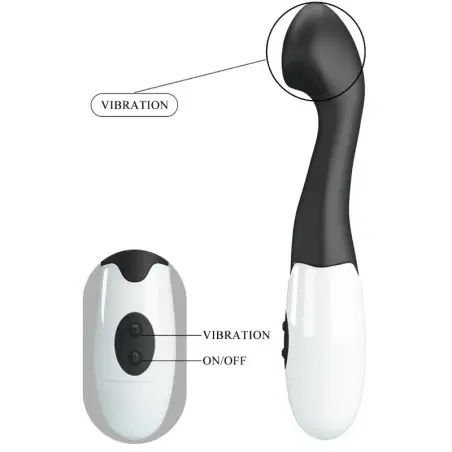 PRETTY LOVE - CHARLES VIBRADOR PUNTO G 30 MODOS NEGRO Vibradores Punto G