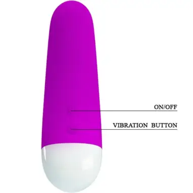PRETTY LOVE - LUTHER MINI VIBRADOR 30 MODOS VIBRACIÓN Para Clítoris