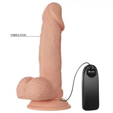 BAILE - BEAUTIFUL ENCOUNTER ZEBULON VIBRACIÓN 19.4 CM NATURAL Vibradores Realísticos