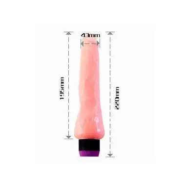 BAILE - VIBRADOR REALÍSTICO 19.5 CM 
