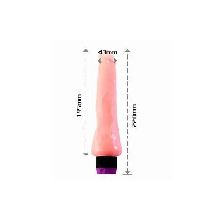 BAILE - VIBRADOR REALÍSTICO 19.5 CM 