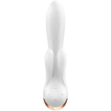 SATISFYER - DOUBLE FLEX VIBRADOR APP BLANCO Vibradores con APP