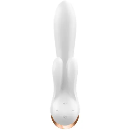 SATISFYER - DOUBLE FLEX VIBRADOR APP BLANCO Vibradores con APP