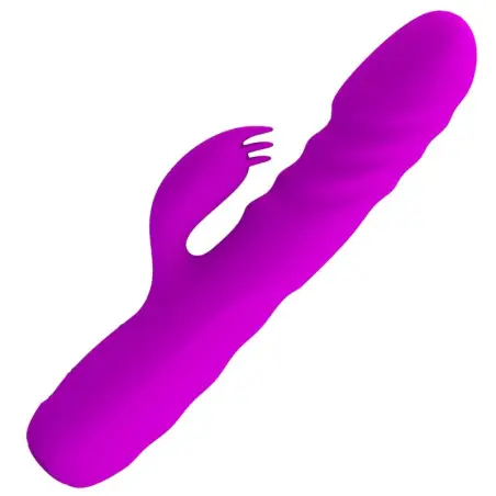 PRETTY LOVE - MELANIE VIBRADOR CONEJO RECARGABLE MORADO Vibradores Rabbit