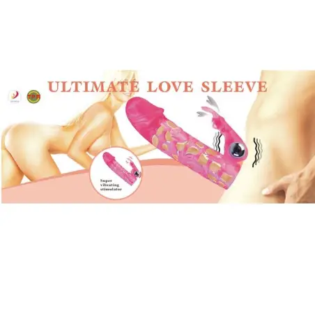 BAILE - ULTIMATE FUNDA EXTENSORA 10 V CON VIBRACIÓN Fundas Pene con Extensión