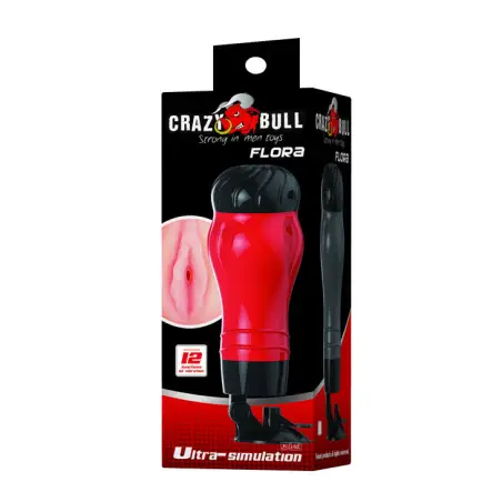 CRAZY BULL - FLORA VAGINA CON BASE MASTURBADOR Vaginas con vibración