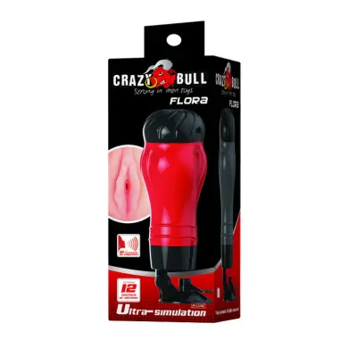 CRAZY BULL - FLORA VAGINA CON BASE MASTURBADOR VOZ Vaginas con vibración